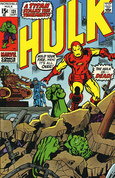 The Incredible Hulk #131 cover