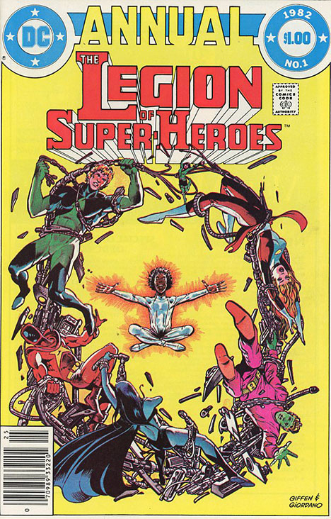 The Legion of Super-Heroes Annual (1982) #1 cover