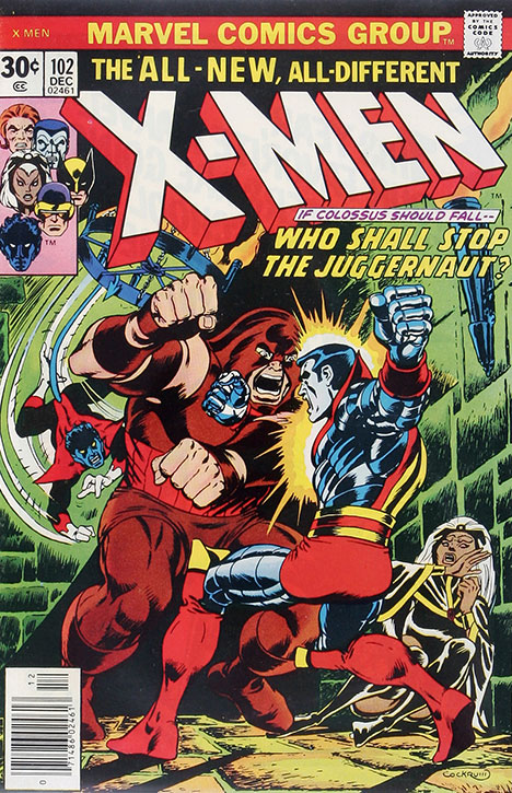X-Men #102 cover