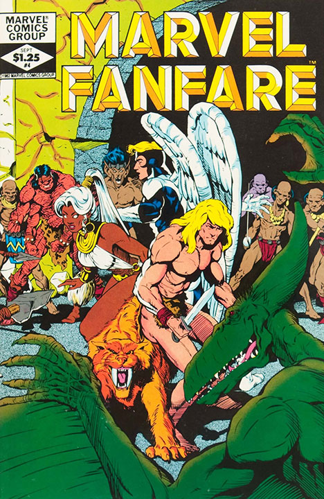 Marvel Fanfare #4 cover