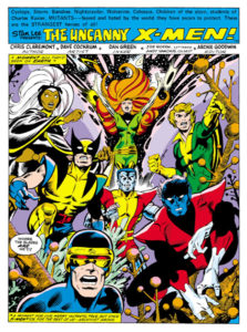 X-Men #107 splash page