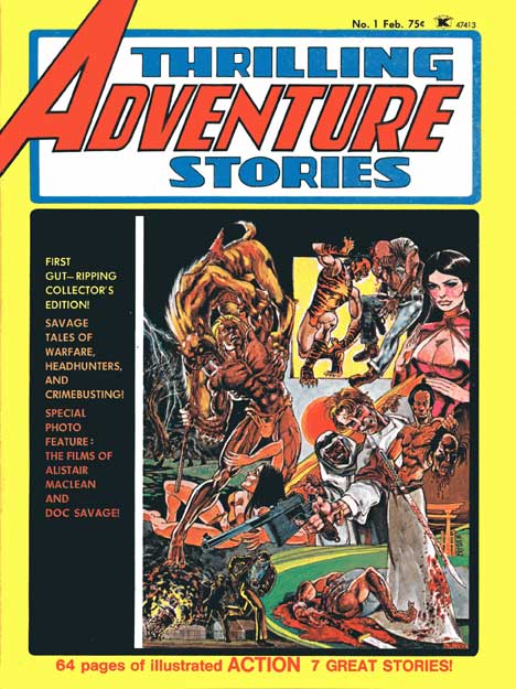 Thrilling Adventure Stories #1 cover