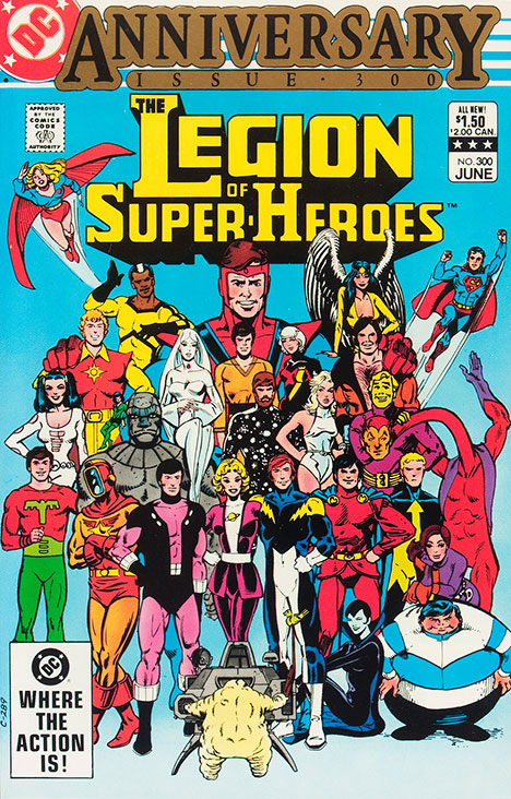 The Legion of Super-Heroes (1980) #300 cover