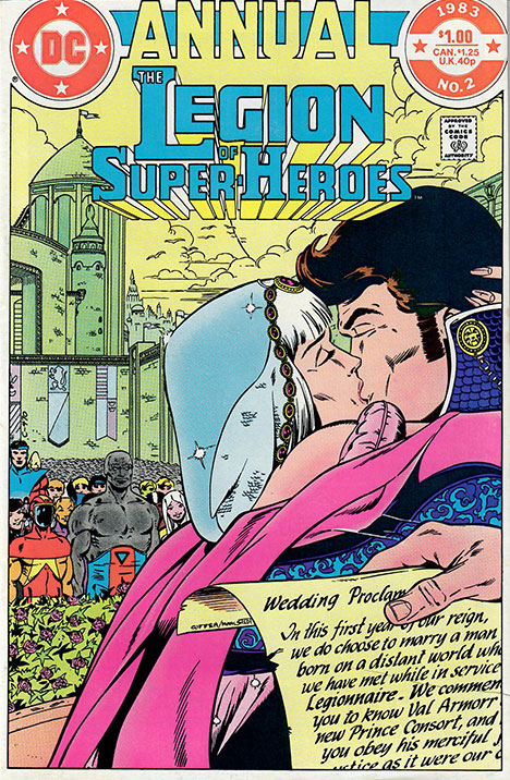 The Legion of Super-Heroes Annual (1982) #2 cover