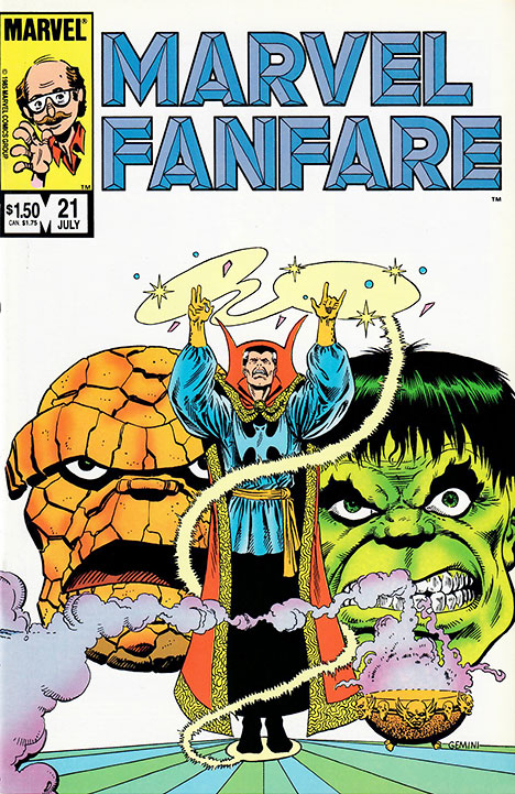 Marvel Fanfare #21 cover