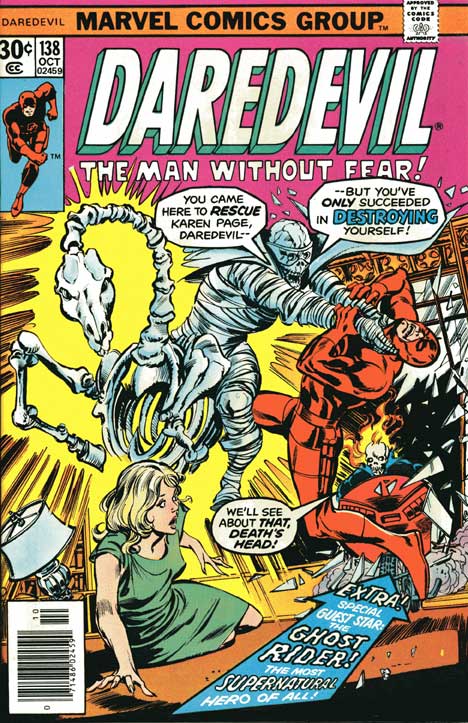 Daredevil #138 cover
