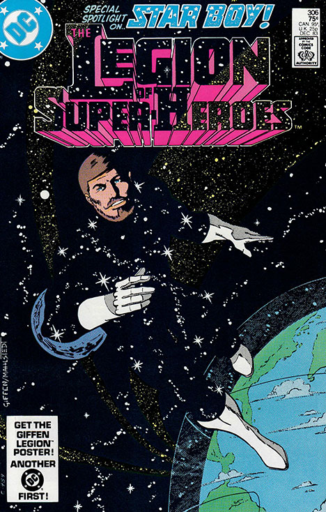 The Legion of Super-Heroes (1980) #306 cover