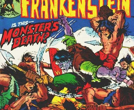 Frankenstein #4 cover