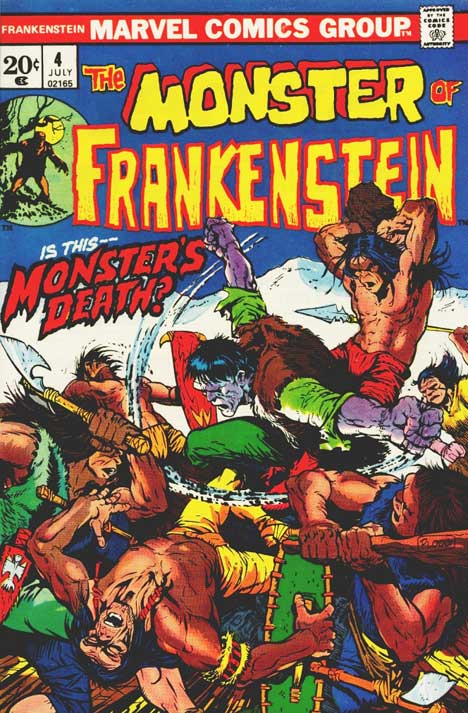 Frankenstein #4 cover