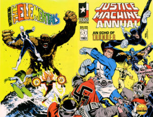 Justice Machine Annual #1 wraparound cover
