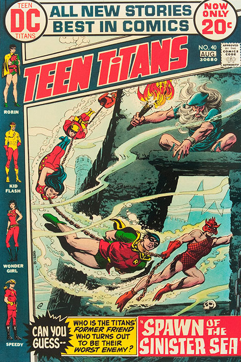 Teen Titans #40 cover