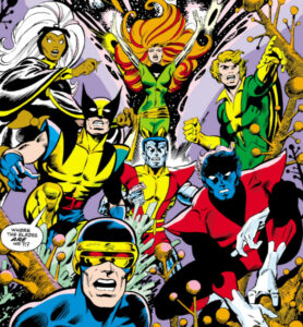 X-Men #107 splash page