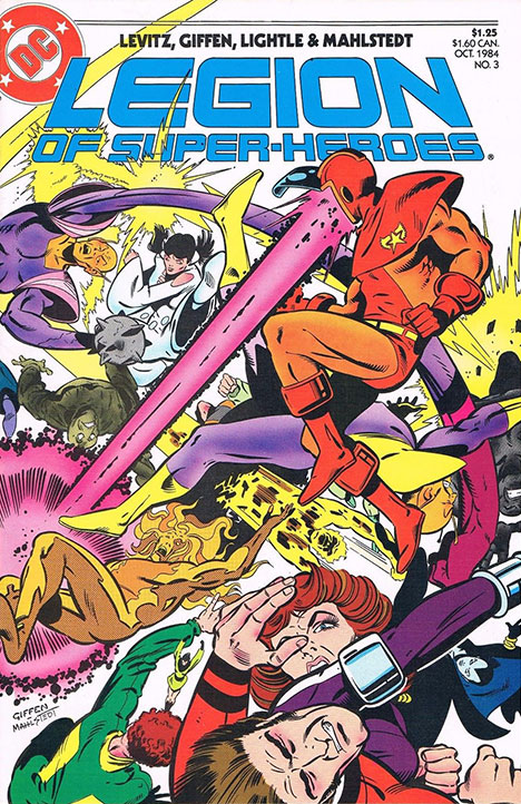 The Legion of Super-Heroes (1984) #3 cover