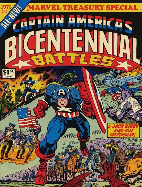 Marvel Treasury Special Featuring Captain America’s Bicentennial Battles cover