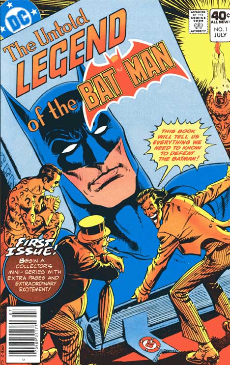 The Untold Legend of the Batman #1 cover