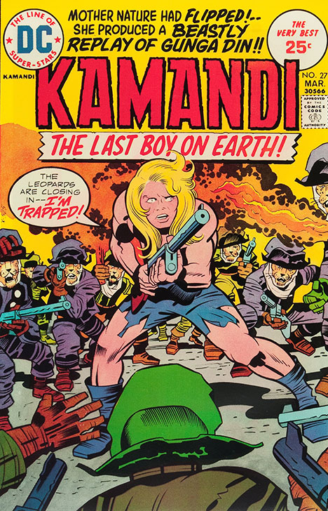 Kamandi, the Last Boy on Earth #27 cover