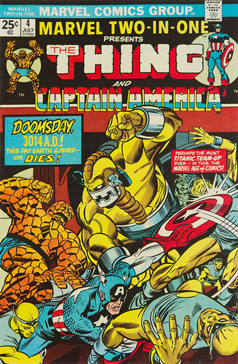 Marvel Two-in-One #4 cover
