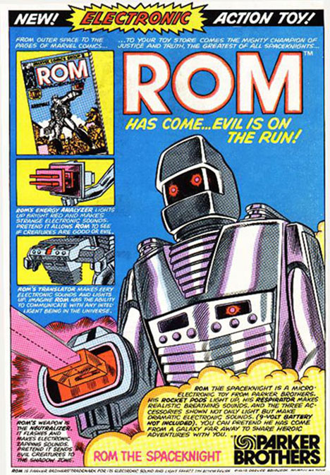 Rom toy ad