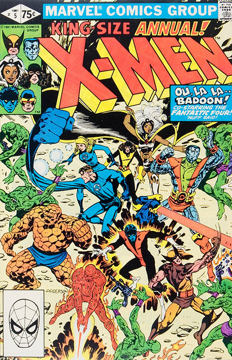 X-Men Annual #5 cover