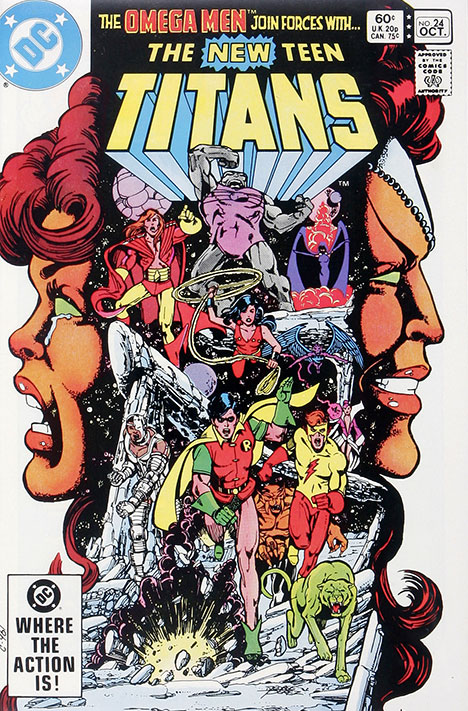 The New Teen Titans #24 cover