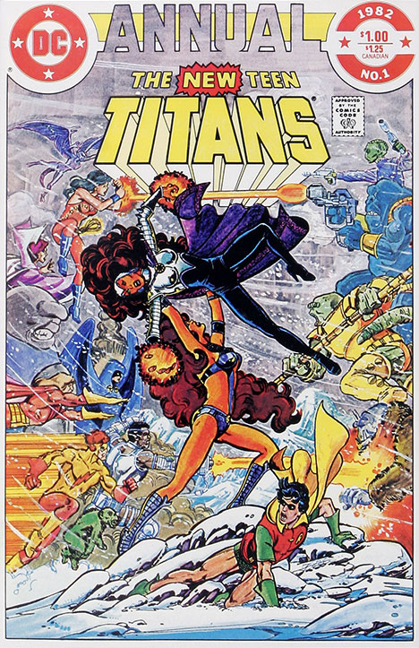 New Teen Titans Annual #1 cover