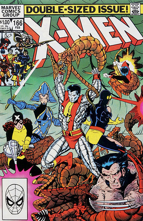 The Uncanny X-Men #166 cover