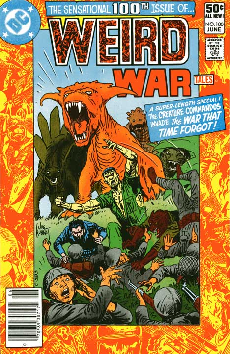 Weird War Tales #100 cover