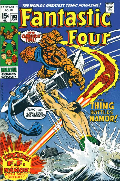 Fantastic Four #103 cover