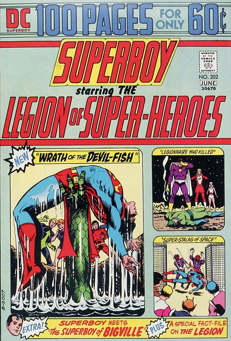 Superboy #202 cover