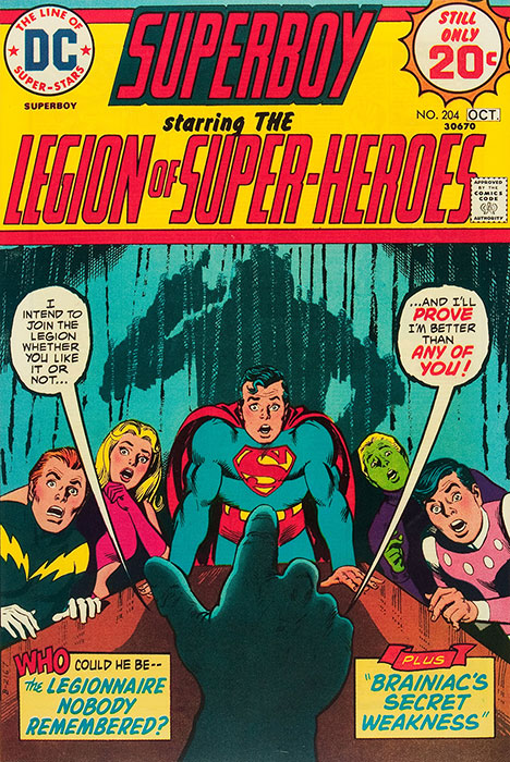 Superboy #204 cover