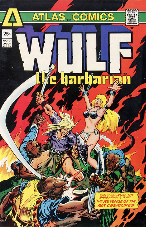 Wulf the Barbarian #3 cover