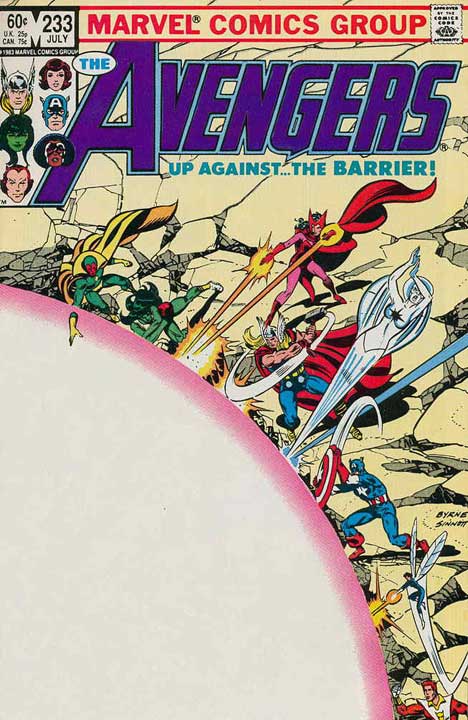 The Avengers #233 cover
