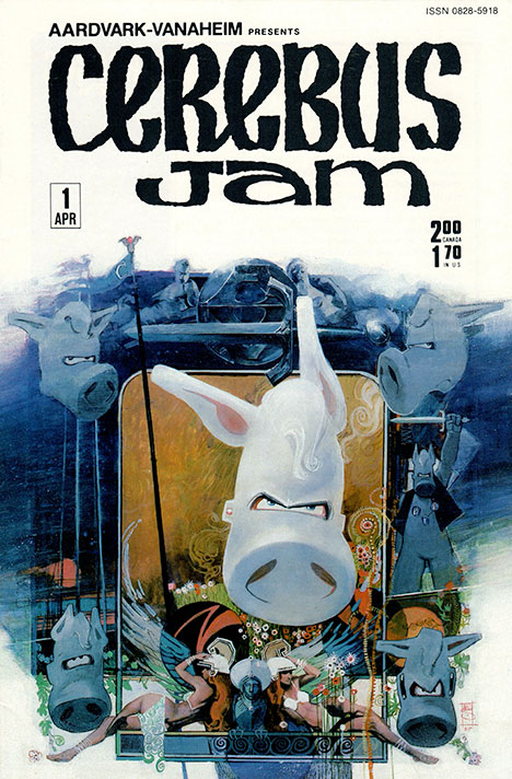 Cerebus Jam #1 cover
