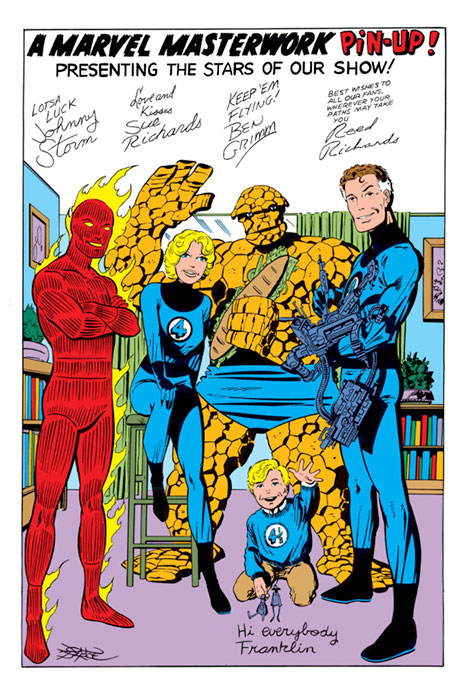 Pinup of the Fantastic Four