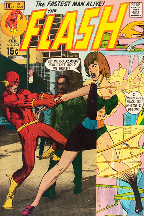 The Flash #203 cover