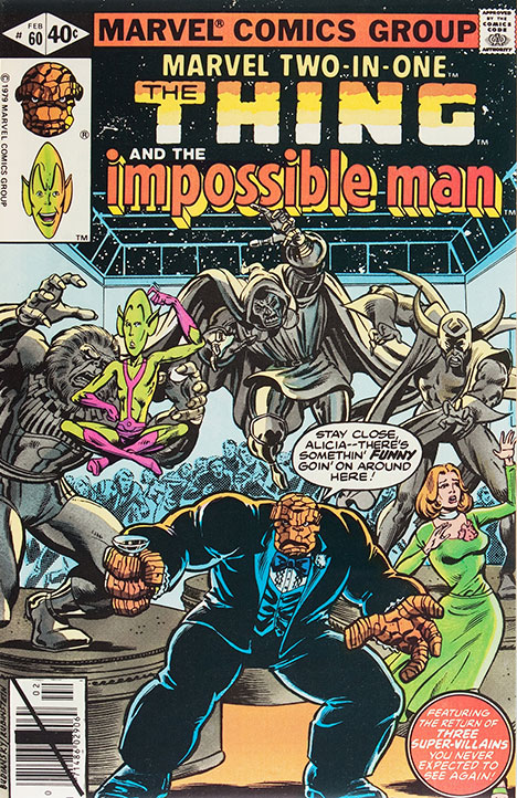 Marvel Two-in-One #60 cover