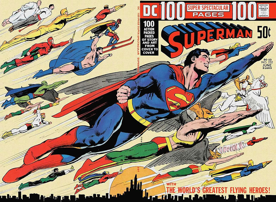 Superman #252 wraparound cover