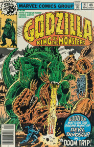 Godzilla #21 cover